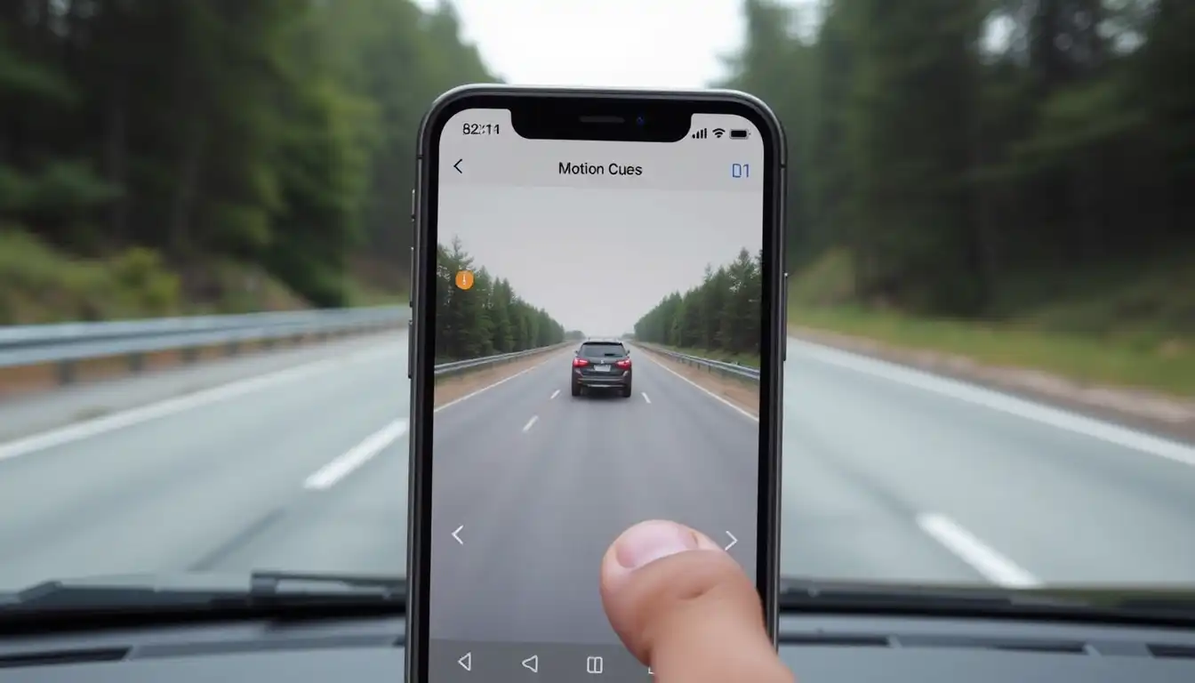 Πως να μειώσετε τη ναυτία κατά τη χρήση iPhone σε κινούμενο όχημα.