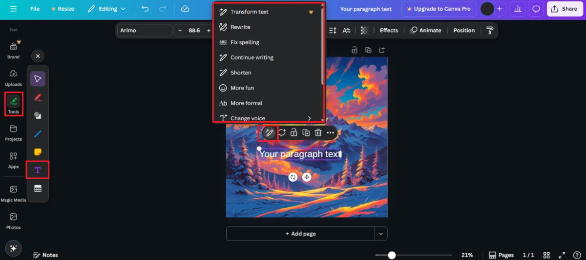 Πώς να χρησιμοποιήσετε την AI στο Canva