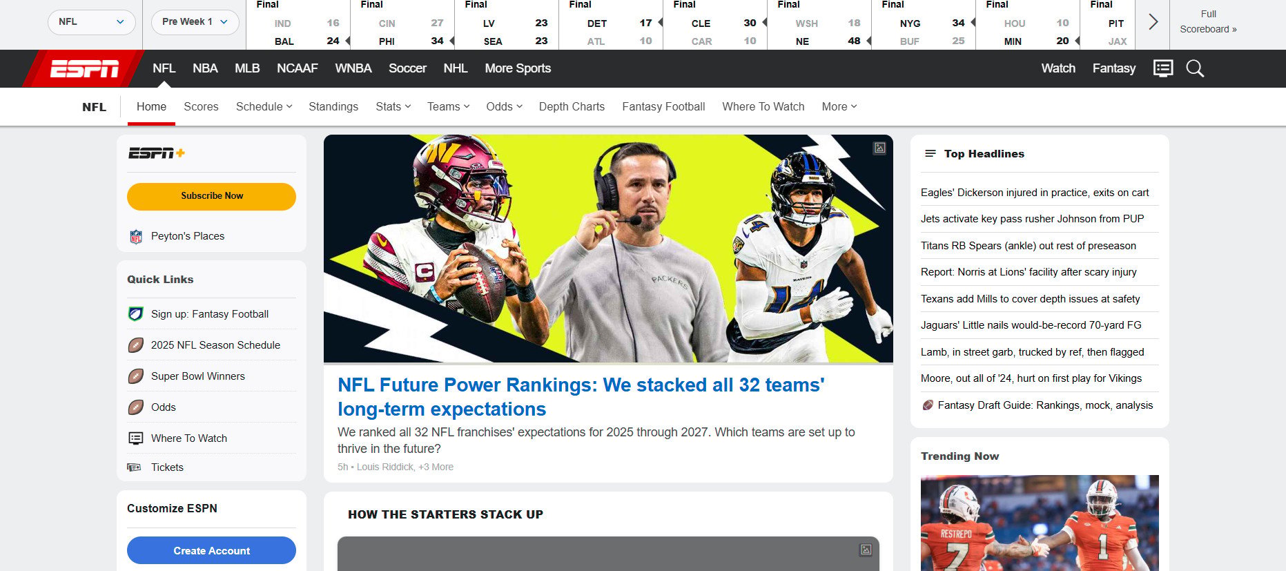 17 Καλά site για live streaming αγώνων NFL 11 17 Καλά site για live streaming αγώνων NFL