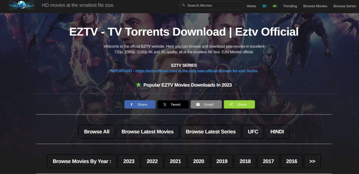 Οι 18 καλύτερες εναλλακτικές YIFY ή YTS