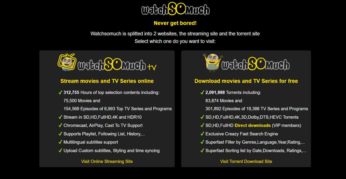 Οι 18 καλύτερες εναλλακτικές YIFY ή YTS