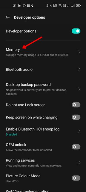  Πώς να ελέγξετε τη χρήση της μνήμης RAM σε Android