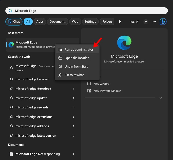 Το Microsoft Edge δεν ανταποκρίνεται