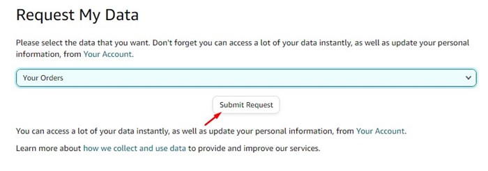 πώς να κατεβάσετε το ιστορικό παραγγελιών Amazon
