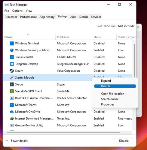 Η ασφάλεια των Windows δεν ανοίγει στα Windows 11; 9 τρόποι για να το διορθώσετε 18 Καθιστώ ανίκανο