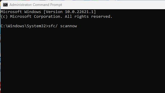 Πώς να διορθώσετε το πρόβλημα ασφαλείας των Windows που δεν λειτουργεί στα Windows 11 7 sfc/ scannow