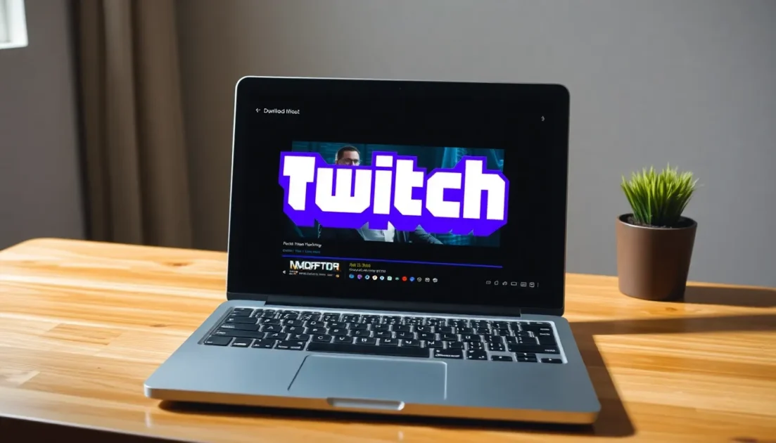 Λάπτοπ με οθόνη Twitch