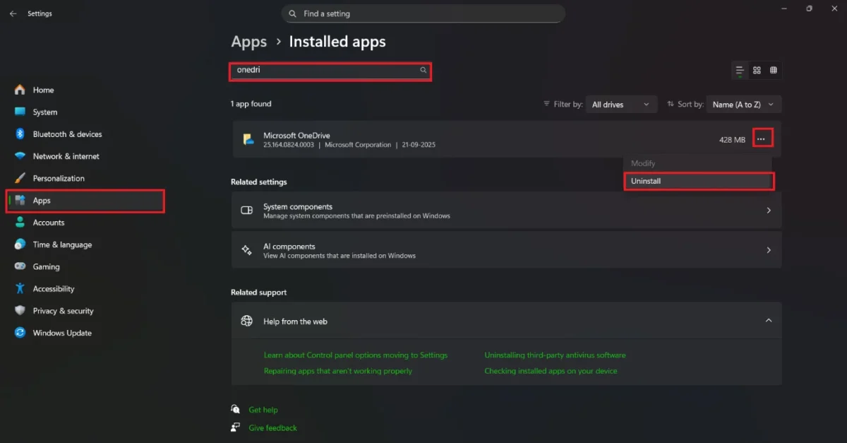 Πώς να απενεργοποιήσετε το OneDrive στα Windows 11 7 Πώς να απενεργοποιήσετε το OneDrive στα Windows 11