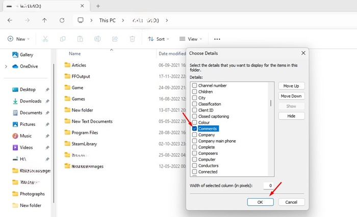 Πώς να προσθέσετε σχόλια σε φακέλους στα Windows 11 (Πλήρης οδηγός) 4 Πώς να προσθέσετε σχόλια σε φακέλους