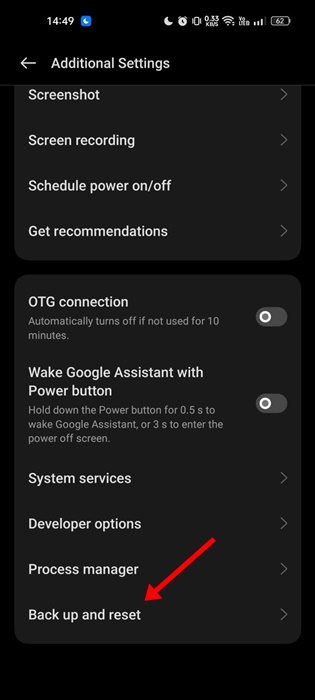 Δεν χτύπησε το ξυπνητήρι στο Android; 8 καλύτεροι τρόποι για να το διορθώσετε 15 Δημιουργία αντιγράφων ασφαλείας και επαναφορά