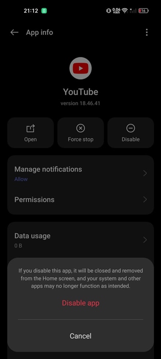 Πως να διορθώσετε τη μαύρη οθόνη του YouTube σε Android 11 Πως να διορθώσετε τη μαύρη οθόνη του YouTube σε Android