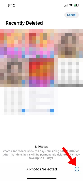 Πώς να αδειάσετε τα σκουπίδια στο iPhone (Πλήρης οδηγός) 7 τρεις τελείες