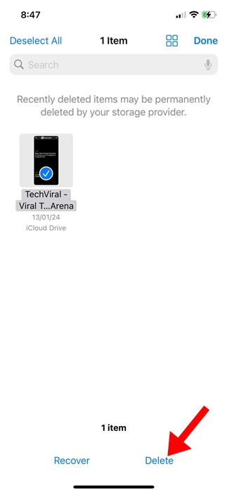 Πώς να αδειάσετε τα σκουπίδια στο iPhone (Πλήρης οδηγός) 14 Πώς να αδειάσετε τα σκουπίδια στο iPhone