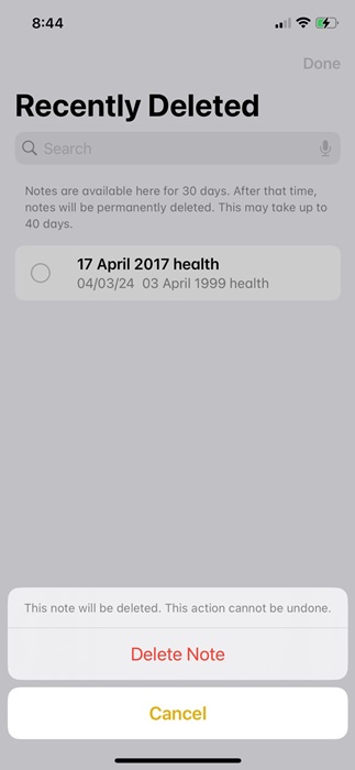 Πώς να αδειάσετε τα σκουπίδια στο iPhone (Πλήρης οδηγός) 26 Διαγραφή όλων