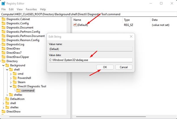 Πώς να ανοίξετε το Εργαλείο διάγνωσης DirectX στα Windows 11 21 Δεδομένα αξίας