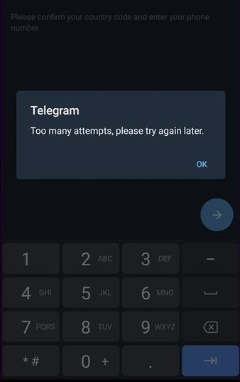 Το Telegram δεν στέλνει κωδικό SMS; 6 καλύτεροι τρόποι για να το διορθώσετε 10 Το Telegram δεν στέλνει κωδικό SMS