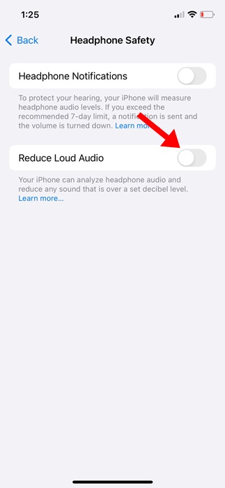 Αυτόματη μείωση της έντασης ήχου στο iPhone, πώς να το διορθώσετε 10 Αυτόματη μείωση της έντασης ήχου στο iPhone