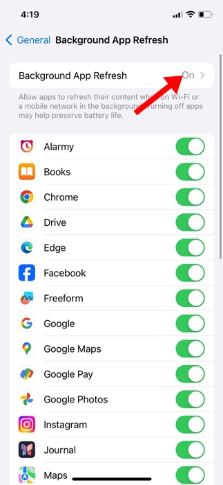 Επιδιόρθωση προβλημάτων μπαταρίας iPhone μετά την αναβάθμιση :Βήμα προς βήμα 5 Επιδιόρθωση προβλημάτων μπαταρίας iPhone
