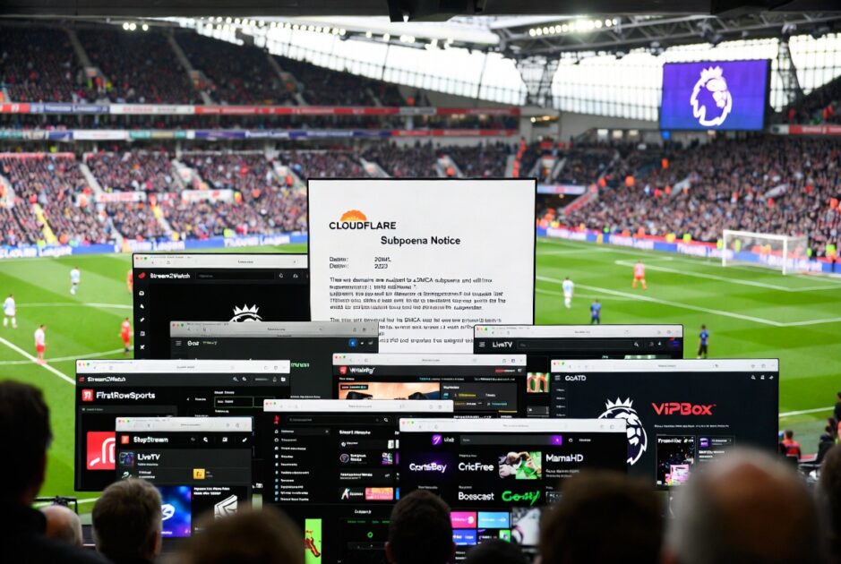 Η Premier League στοχεύει δεκάδες πειρατικές ιστοσελίδες streaming μέσω κλήτευσης από το Cloudflare 3 Η Premier League στοχεύει δεκάδες πειρατικές ιστοσελίδες streaming