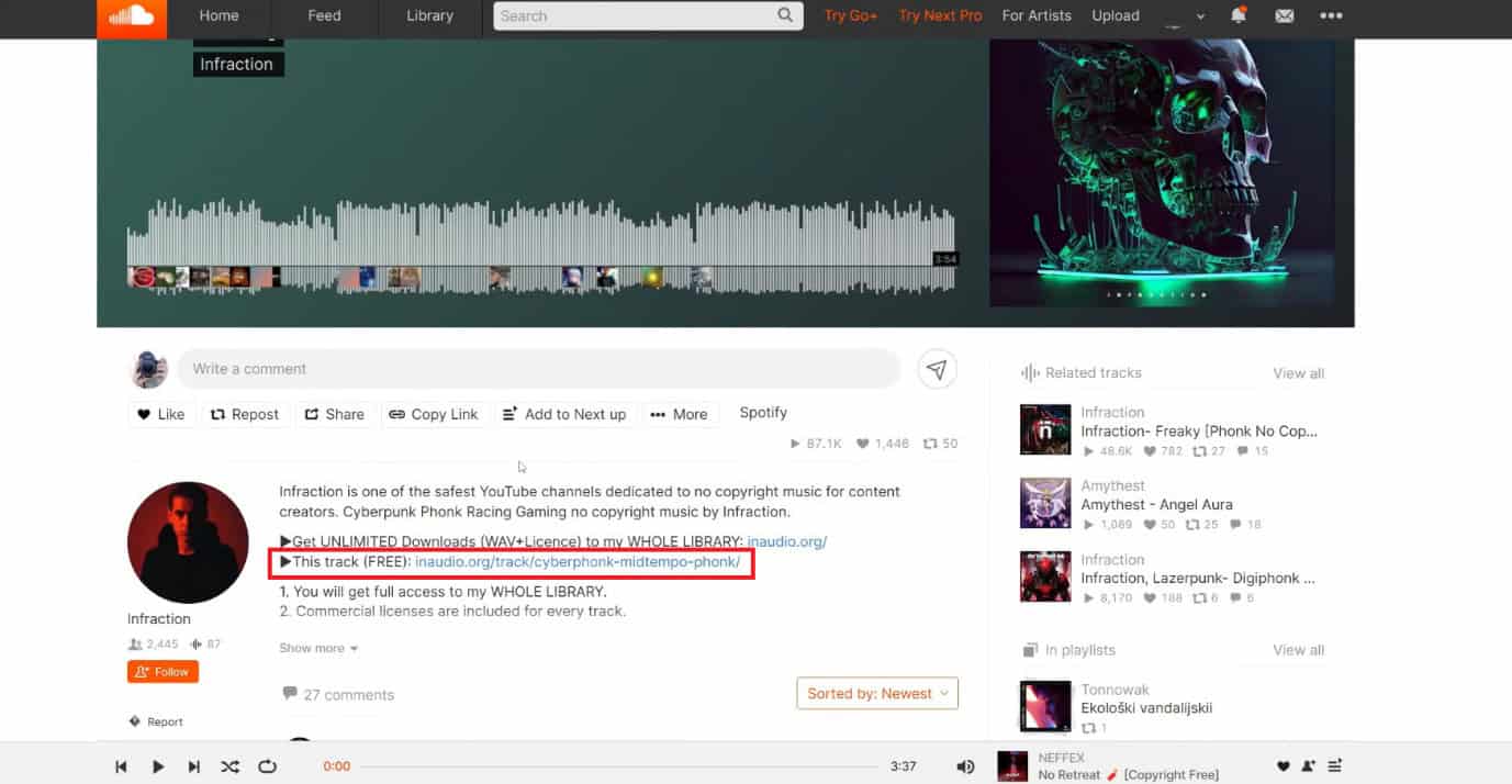 Πώς να κατεβάσετε τραγούδια από το SoundCloud σε υπολογιστή ή κινητό 4 Πώς να κατεβάσετε τραγούδια από το SoundCloud