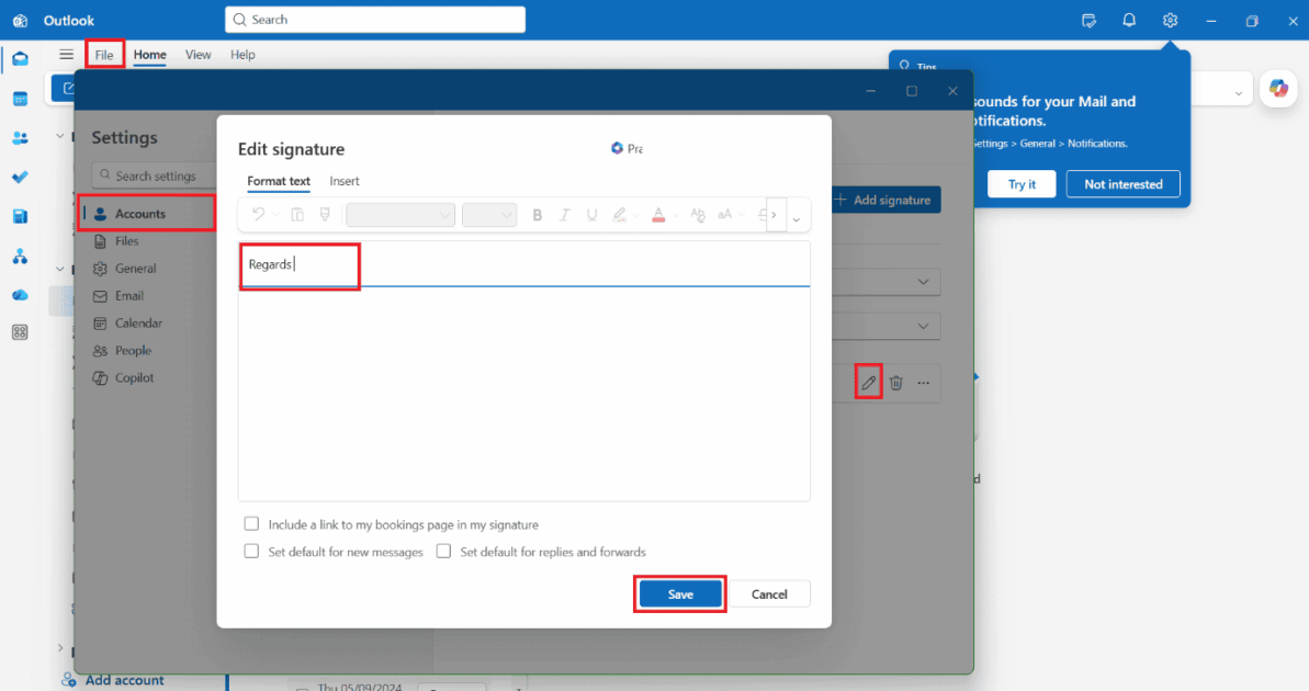 Πώς να αλλάξετε την υπογραφή στο Outlook (Windows, Mac και Mobile) 3 Πώς να αλλάξετε την υπογραφή στο Outlook (Windows, Mac και Mobile)