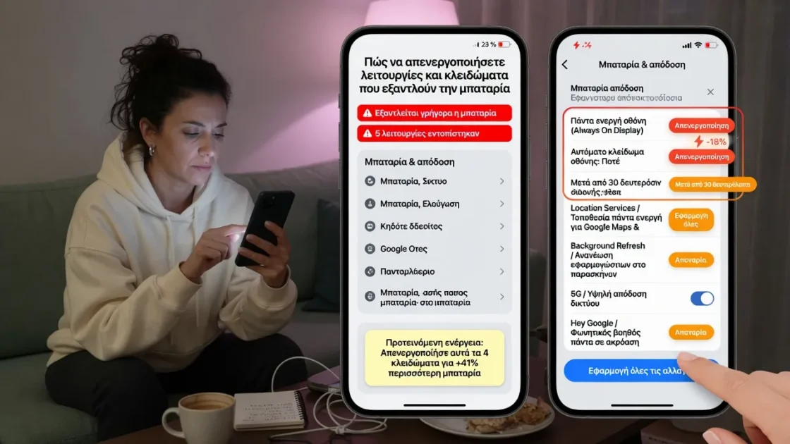 Πώς να απενεργοποιήσετε λειτουργίες και κλειδώματα που εξαντλούν την μπαταρία 3 Πώς να απενεργοποιήσετε λειτουργίες και κλειδώματα που εξαντλούν την μπαταρία