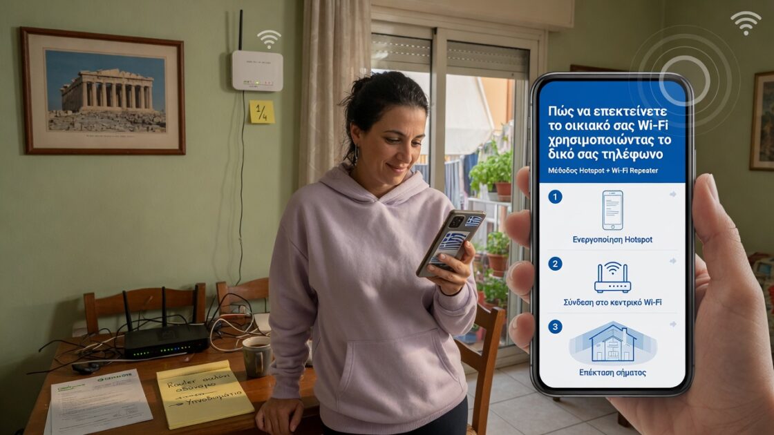Πώς να επεκτείνετε το οικιακό σας Wi-Fi χρησιμοποιώντας το δικό σας τηλέφωνο