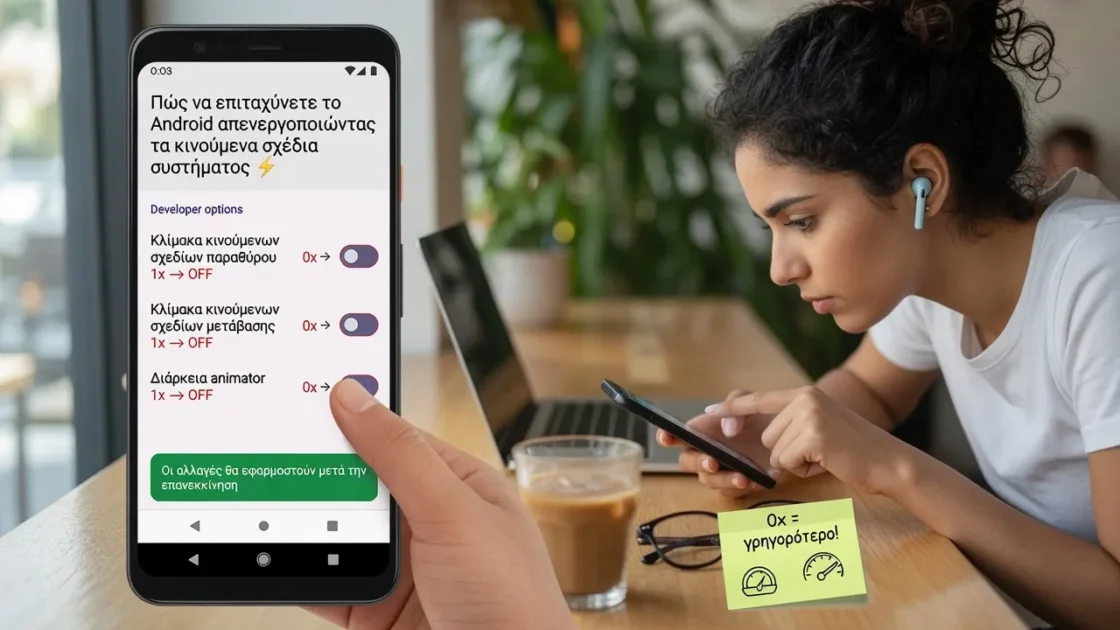 Πώς να επιταχύνετε το Android απενεργοποιώντας τα κινούμενα σχέδια συστήματος 3 Πώς να επιταχύνετε το Android απενεργοποιώντας τα κινούμενα σχέδια συστήματος