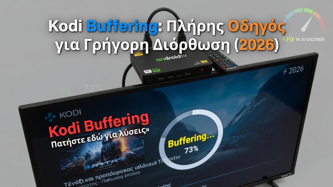 Kodi Buffering: Πλήρης Οδηγός για Γρήγορη Διόρθωση (2026) 3 Kodi Buffering