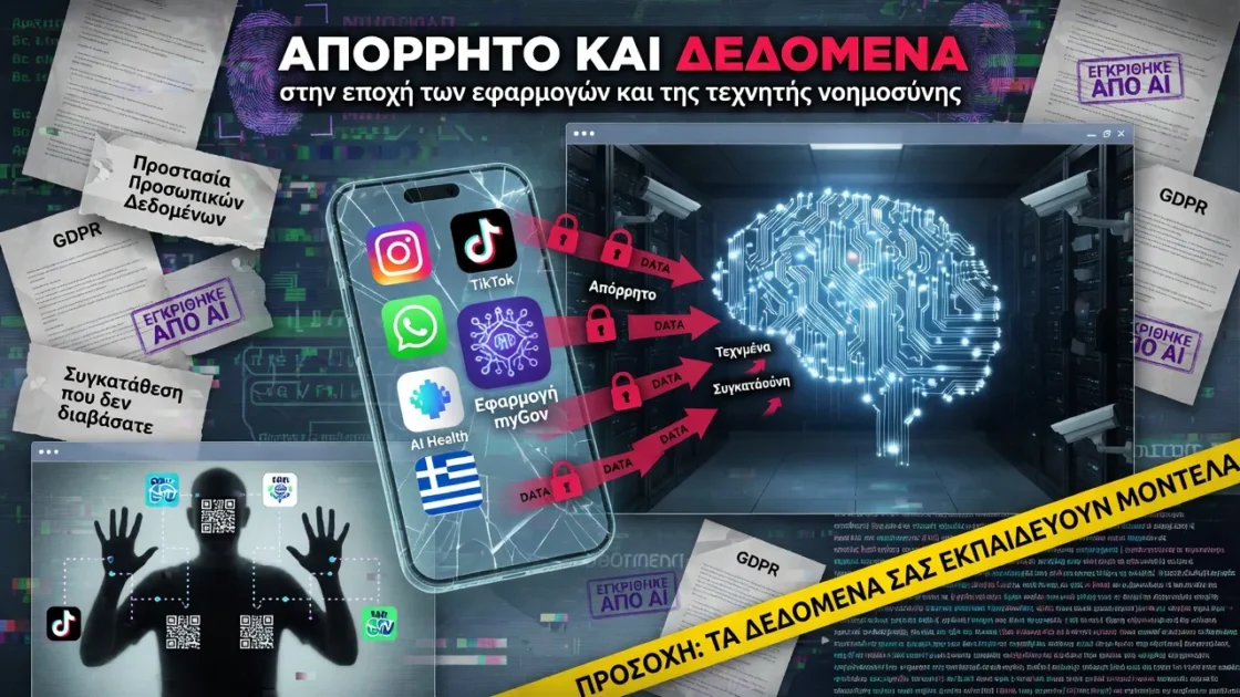 Απόρρητο και δεδομένα στην εποχή των εφαρμογών και της τεχνητής νοημοσύνης