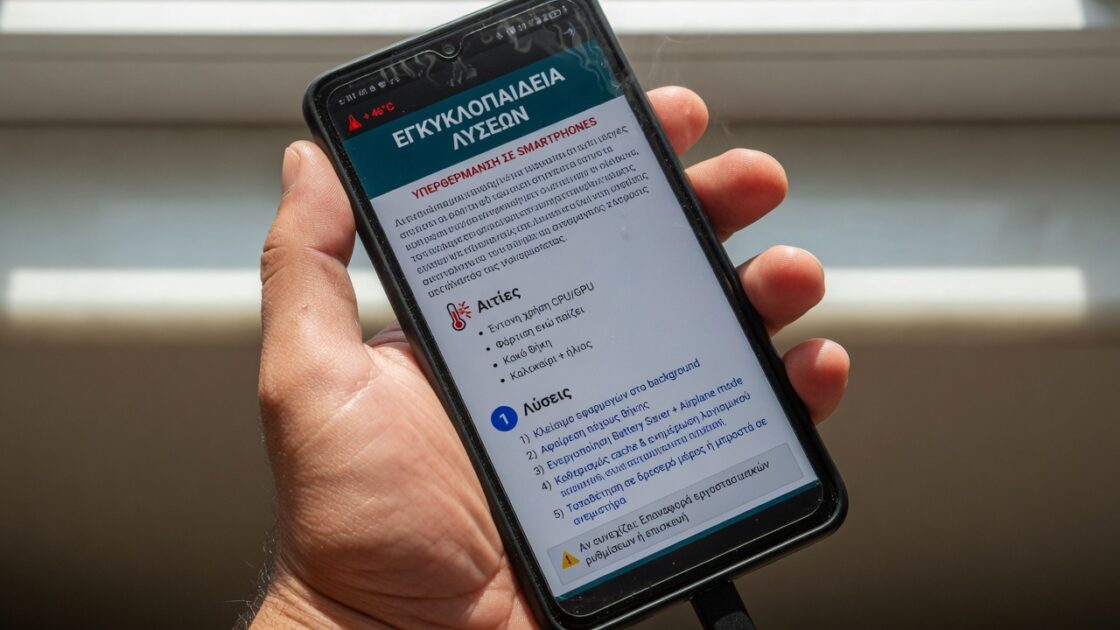 Εγκυκλοπαίδεια λύσεων για την υπερθέρμανση σε smartphones
