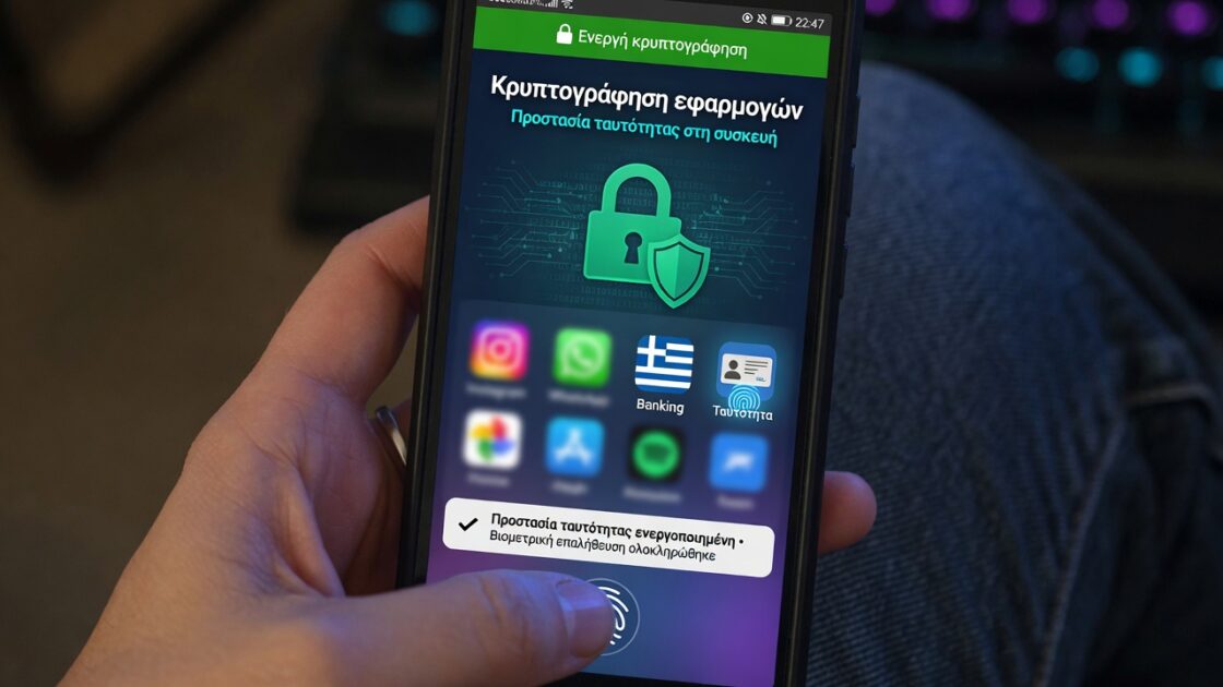 Κρυπτογράφηση εφαρμογών: Προστασία ταυτότητας στη συσκευή 3 Προστασία ταυτότητας στη συσκευή