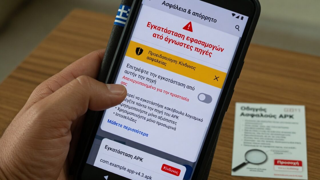 Οδηγός ασφαλείας για την εγκατάσταση εξωτερικών πηγών APK σε Android 1 Οδηγός ασφαλείας για την εγκατάσταση εξωτερικών πηγών APK σε Android