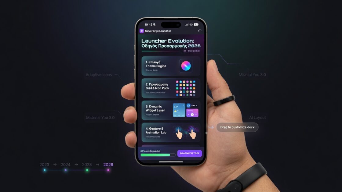 Launcher Evolution: Οδηγός Προσαρμογής 2026 3 Launcher Evolution