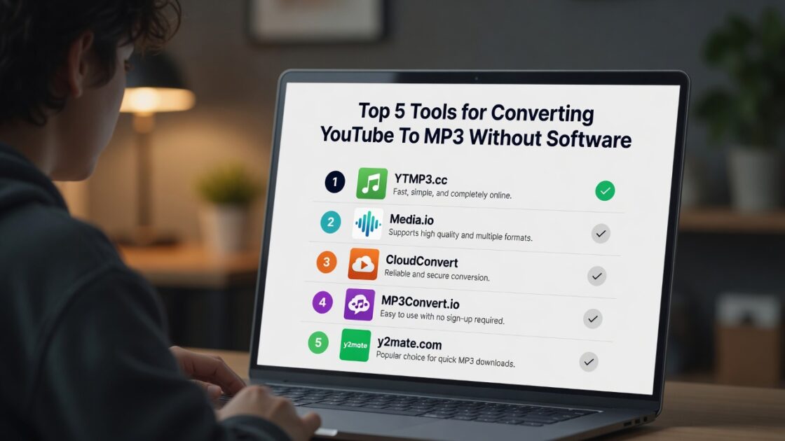 Top 5 Tools for Converting YouTube To MP3 Without Software 3 Top 5 Tools for Converting YouTube To MP3 Without Software