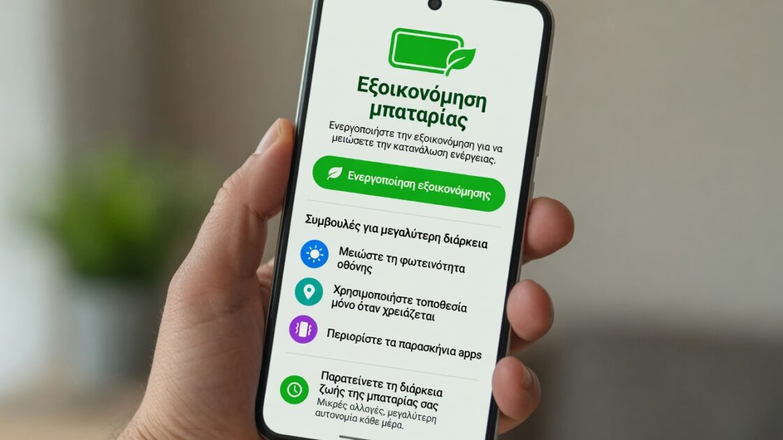 Πλήρης οδηγός για εξοικονόμηση μπαταρίας σε Android και παράταση της διάρκειας ζωής της