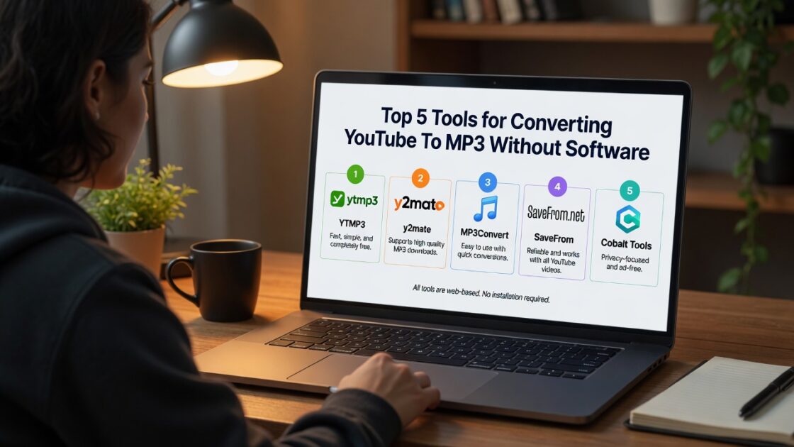 Top 5 Tools for Converting YouTube To MP3 Without Software