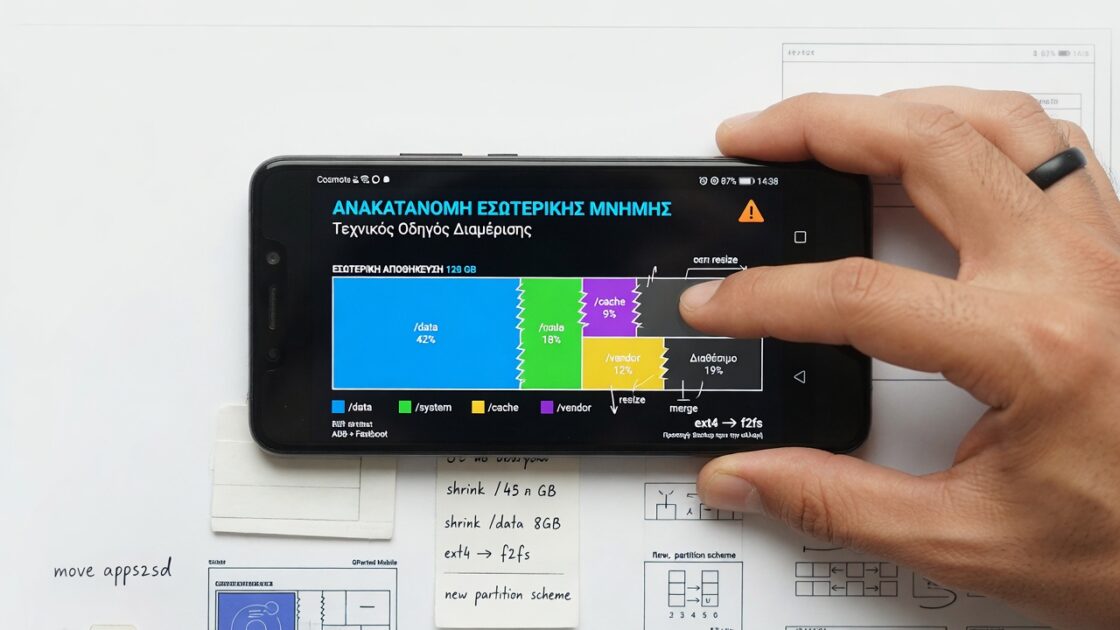 Ανακατανομή εσωτερικής μνήμης: τεχνικός οδηγός διαμέρισης