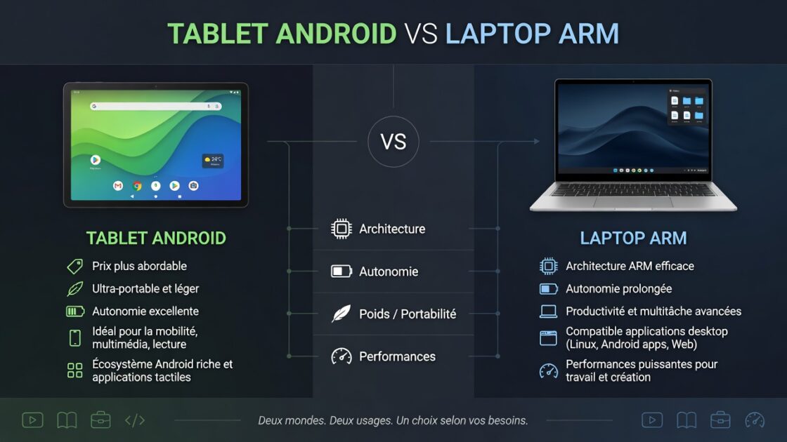 Tablet Android vs Laptop ARM