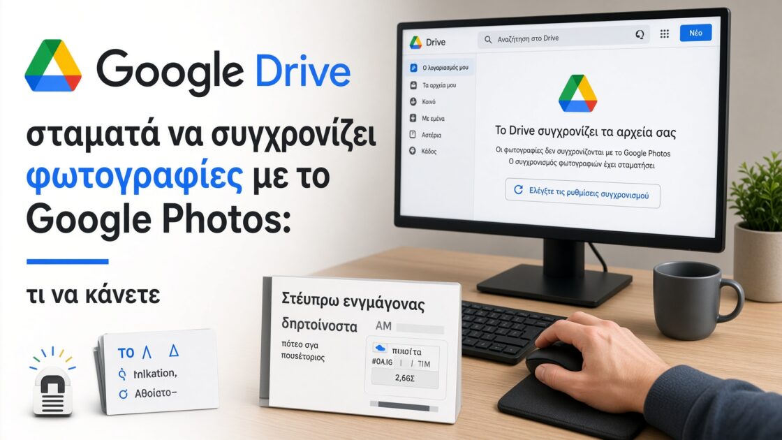 Το Google Drive σταματά να συγχρονίζει φωτογραφίες με το Google Photos: τι να κάνετε 1 Το Google Drive σταματά να συγχρονίζει φωτογραφίες με το Google Photos: τι να κάνετε